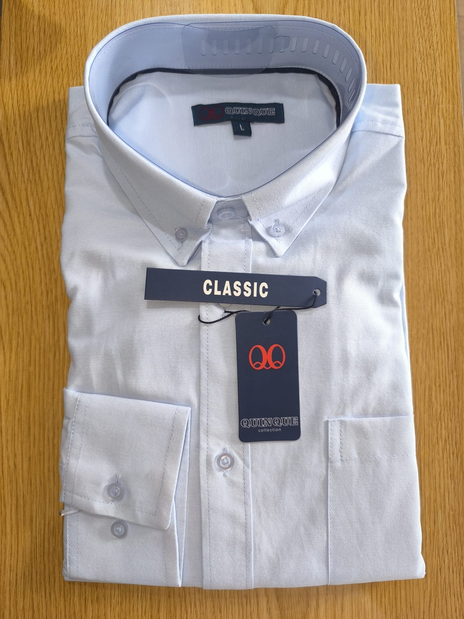 Camisa Classic Celeste